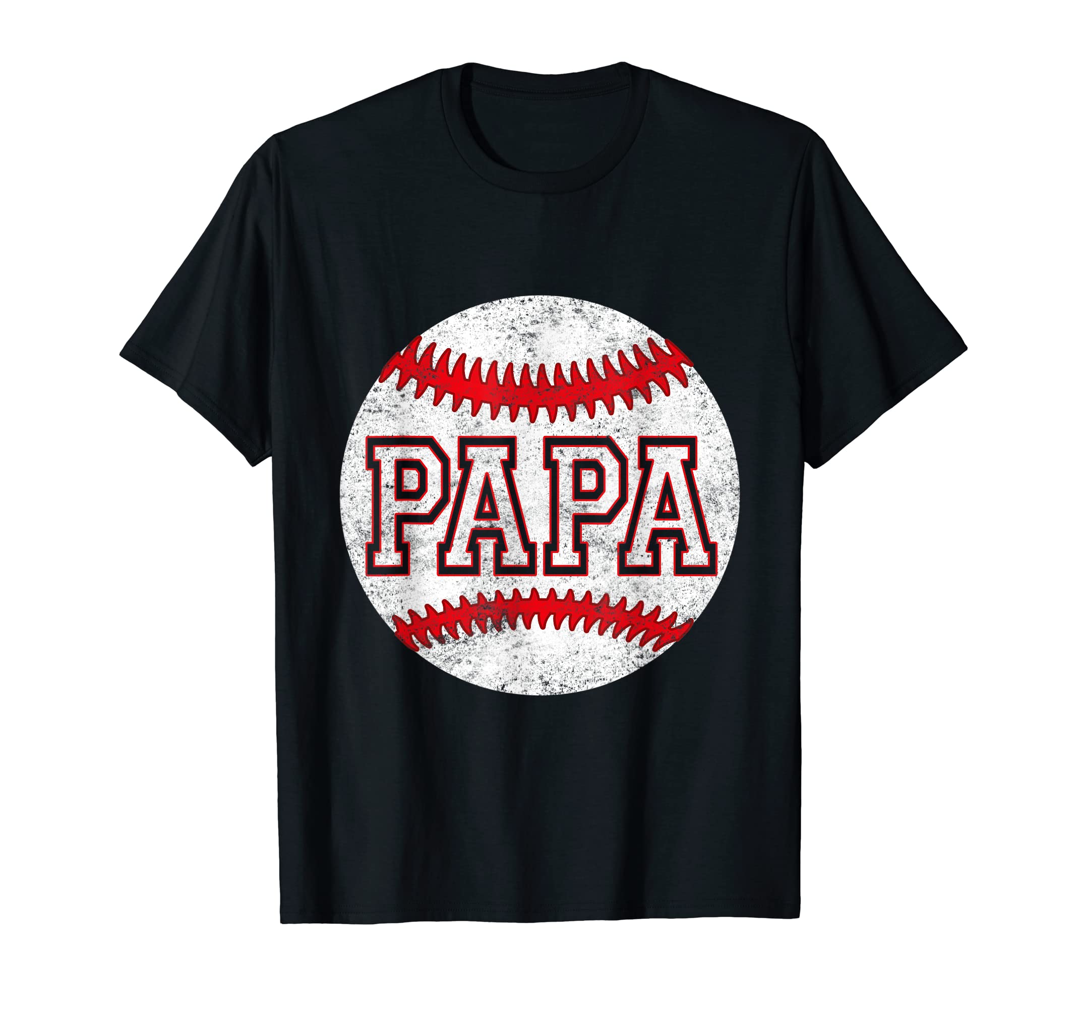 Mens Fathers Day Softball Papa Baseball T-Shirt - Trendy Graphic Men Women - T-Shirt, Sweatshirt, Hoodie