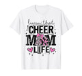 Livin That Cheer Mom Life Game Day T-Shirt - Graphic Print for Adults - T-Shirt, Sweatshirt, Hoodie
