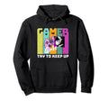 Anime Video Gamers Try To Keep Up Hoodie - Custom Art Print Unisex - T-Shirt, Sweatshirt, Hoodie