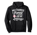 My Favorite Baseball Player Calls Me Hoodie - Custom Art Print Unisex - T-Shirt, Sweatshirt, Hoodie