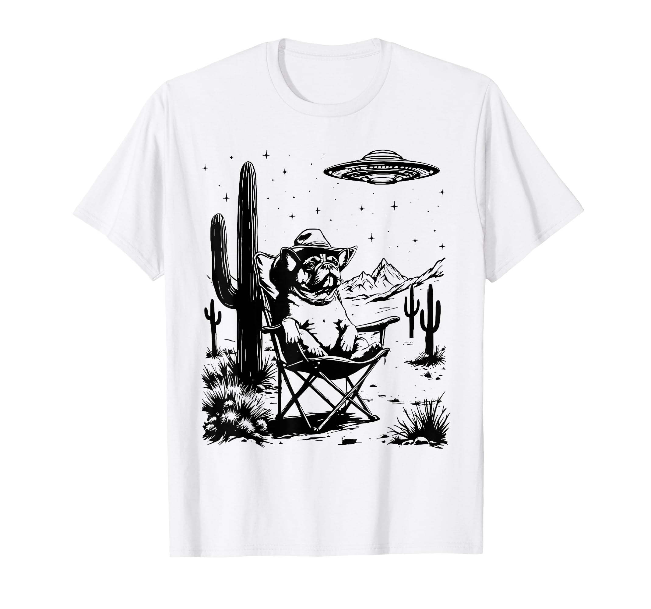 Funny French Bulldog Frenchie Cowboy T-Shirt - Streetwear Style for Adults - T-Shirt, Sweatshirt, Hoodie
