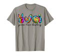 Peace Love Bowling Tie Dye Funny T-Shirt - Aesthetic Graphic Men Women - T-Shirt, Sweatshirt, Hoodie