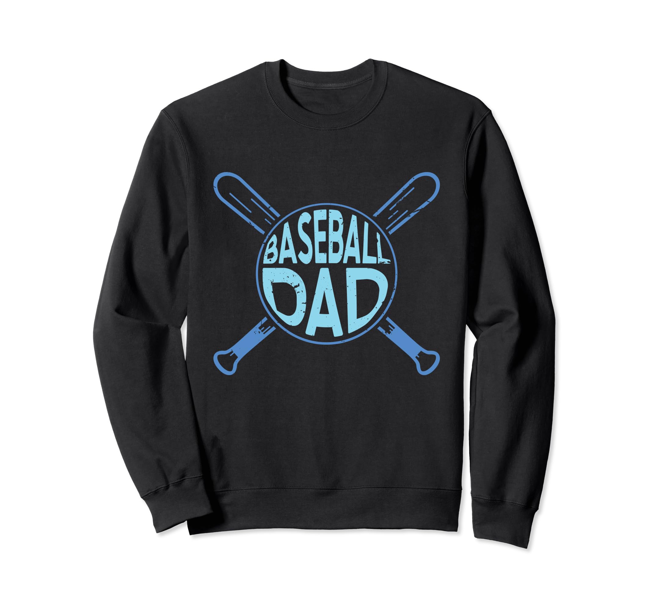 Baseball Dad Father Baseballer Daddy Sweatshirt - Graphic Print Men Women - T-Shirt, Sweatshirt, Hoodie