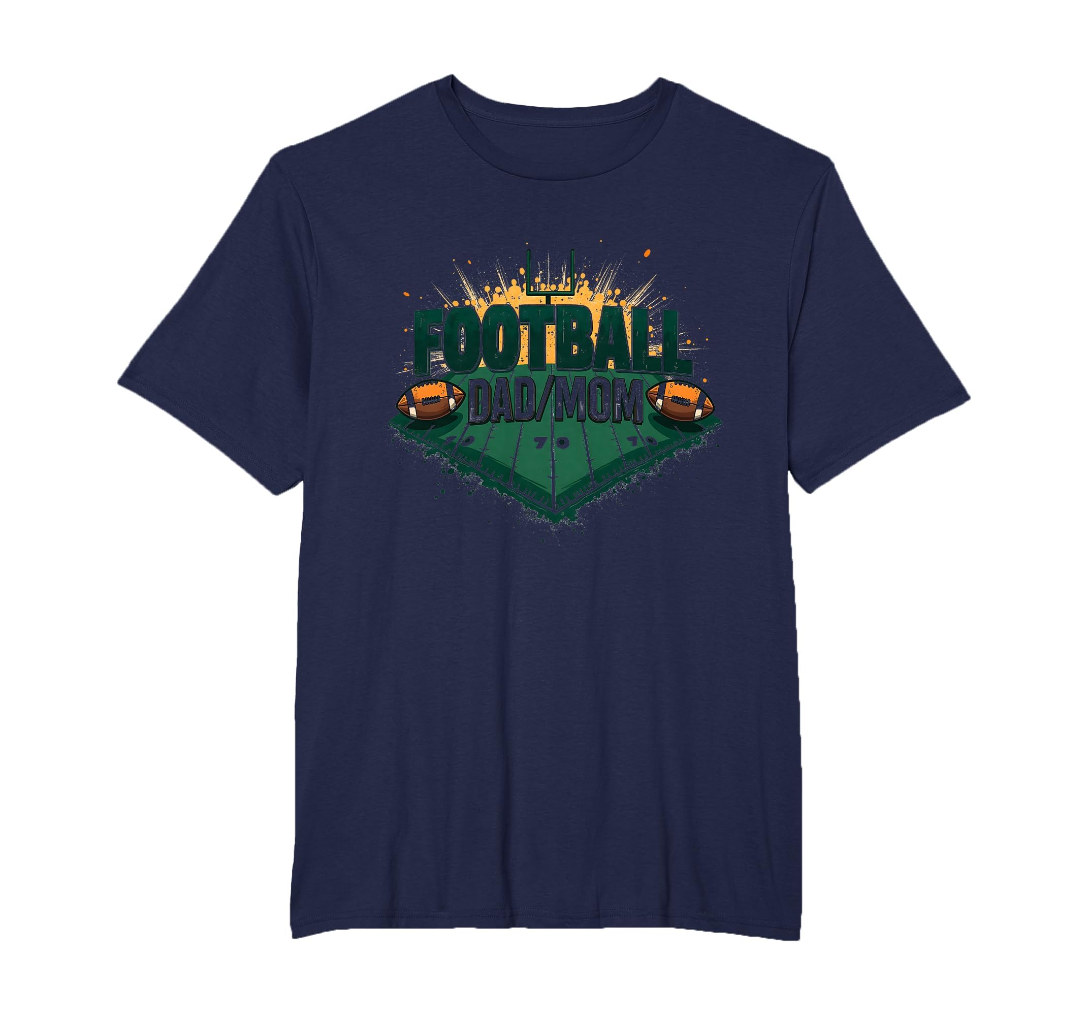Football Dad Mom Proud Parent Game Day T-Shirt - Novelty Apparel Unisex - T-Shirt, Sweatshirt, Hoodie