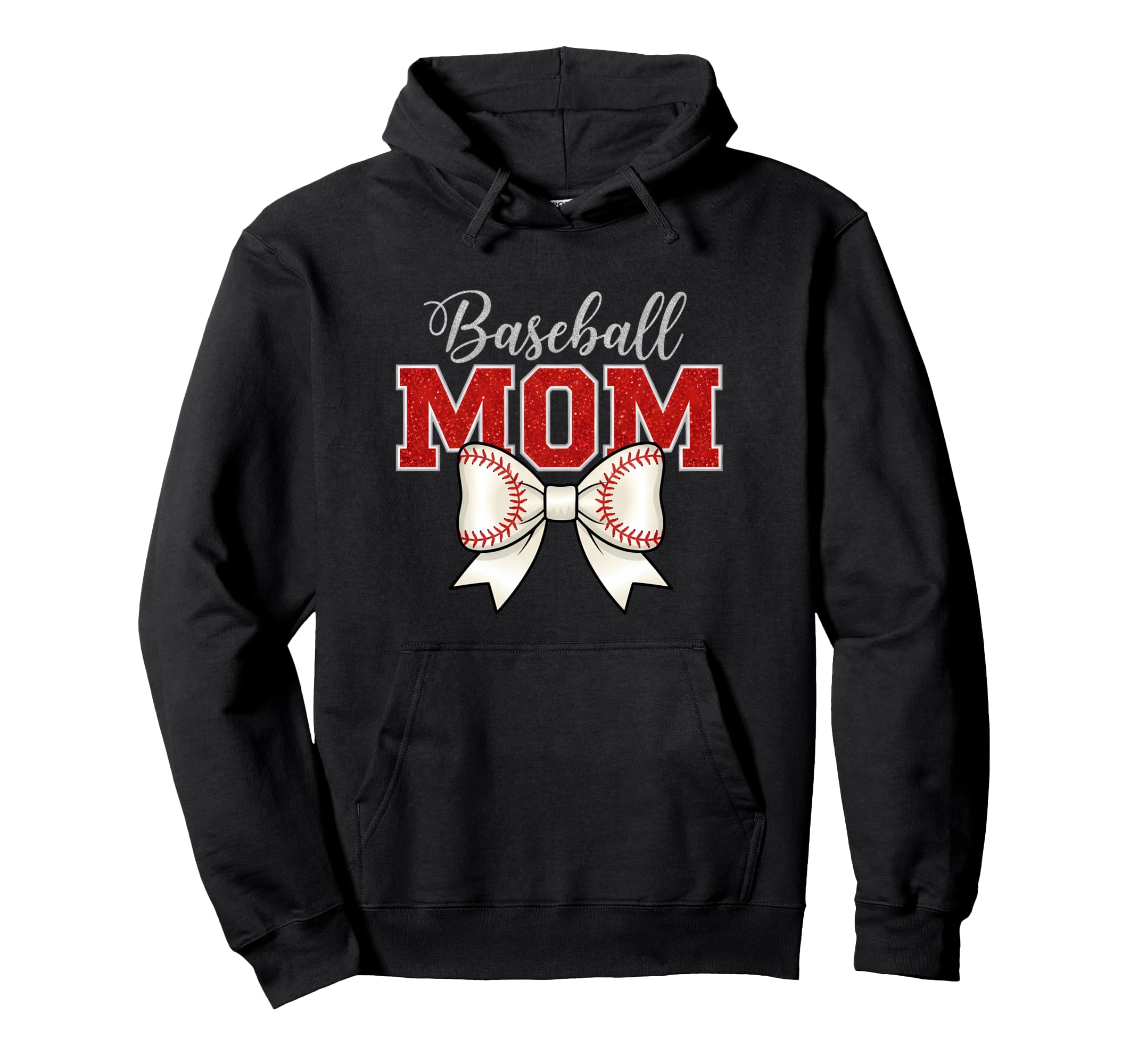 Baseball Mom Hoodie - Streetwear Style Men Women - T-Shirt, Sweatshirt, Hoodie