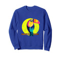 Toucan Bird Rainforest Animal Sweatshirt - Aesthetic Graphic Men Women - T-Shirt, Sweatshirt, Hoodie