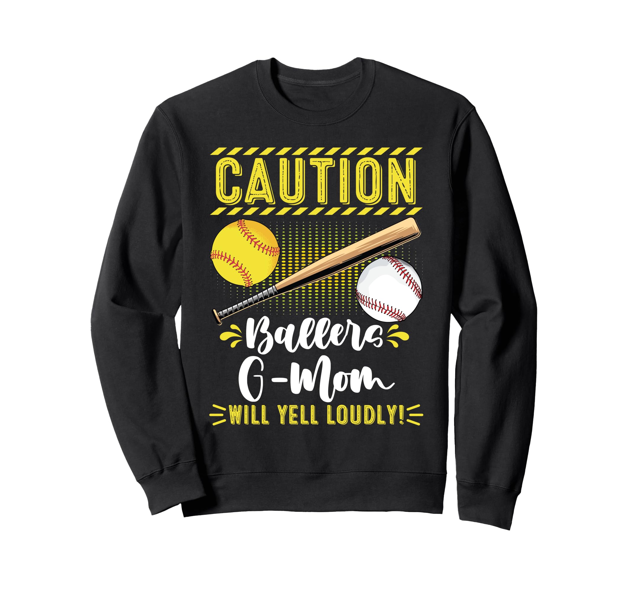 Ballers G Mom Funny Baseball Sweatshirt - Unique Graphic for Adults - T-Shirt, Sweatshirt, Hoodie