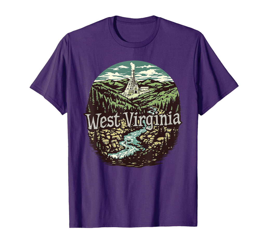 West Virginia Wv Sunrise Mountains T-Shirt - Casual Everyday Wear Unisex - T-Shirt, Sweatshirt, Hoodie