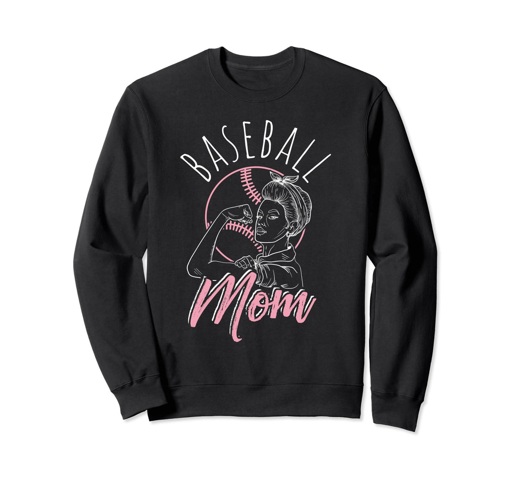 Baseball Mom Sport Athlete Family Sweatshirt - Graphic Print for Adults - T-Shirt, Sweatshirt, Hoodie
