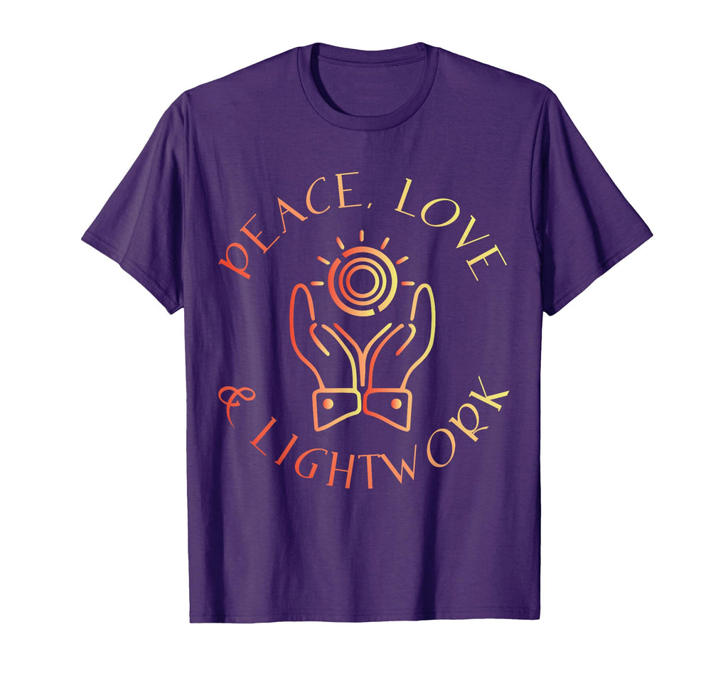 Peace Love And Lightwork T-Shirt - Custom Art Print Men Women - T-Shirt, Sweatshirt, Hoodie