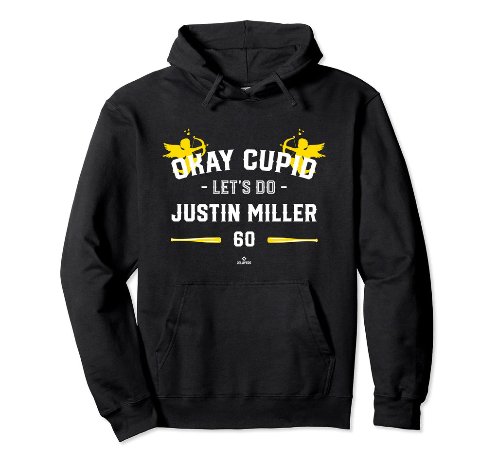 Cupid Lets Do Justin Miller Hoodie - Minimalist Print for Adults - T-Shirt, Sweatshirt, Hoodie