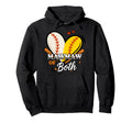 Mawmaw Both Baseball Softball Game Day Hoodie - Minimalist Print Men Women - T-Shirt, Sweatshirt, Hoodie