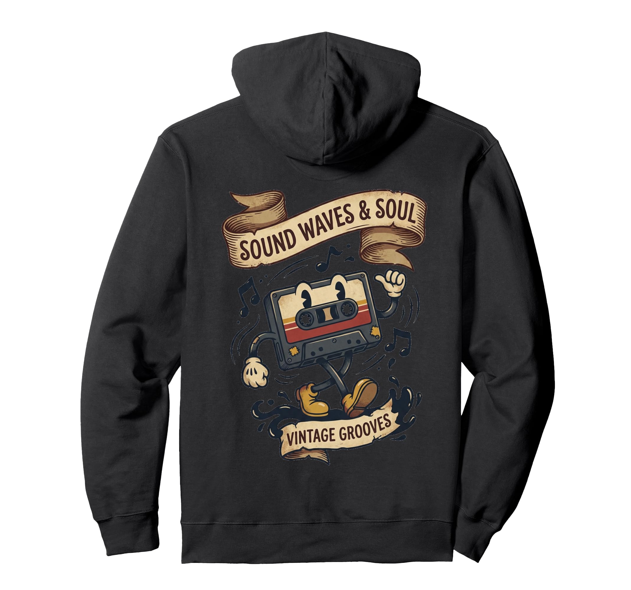 Rhythm Section 90S R B Hits Fan Cassette Hoodie - Novelty Apparel Unisex - T-Shirt, Sweatshirt, Hoodie