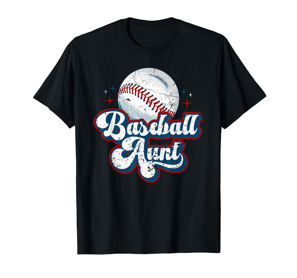 Baseball Aunt Baseball Player Auntie T-Shirt - Aesthetic Graphic Men Women - T-Shirt, Sweatshirt, Hoodie