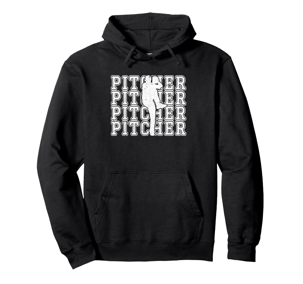 Baseball Pitcher Player Team Sport Lover Hoodie - Graphic Print for Adults - T-Shirt, Sweatshirt, Hoodie