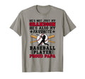 Proud Papa Baseball Papa Baseball T-Shirt - Minimalist Print Men Women - T-Shirt, Sweatshirt, Hoodie