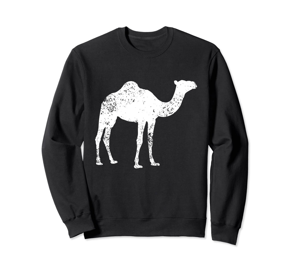 Grunge Distressed Camel Camel Sweatshirt - Minimalist Print Men Women - T-Shirt, Sweatshirt, Hoodie