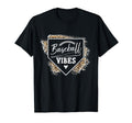 Baseball Vibes Womens Leopard Pattern T-Shirt - Custom Art Print Unisex - T-Shirt, Sweatshirt, Hoodie