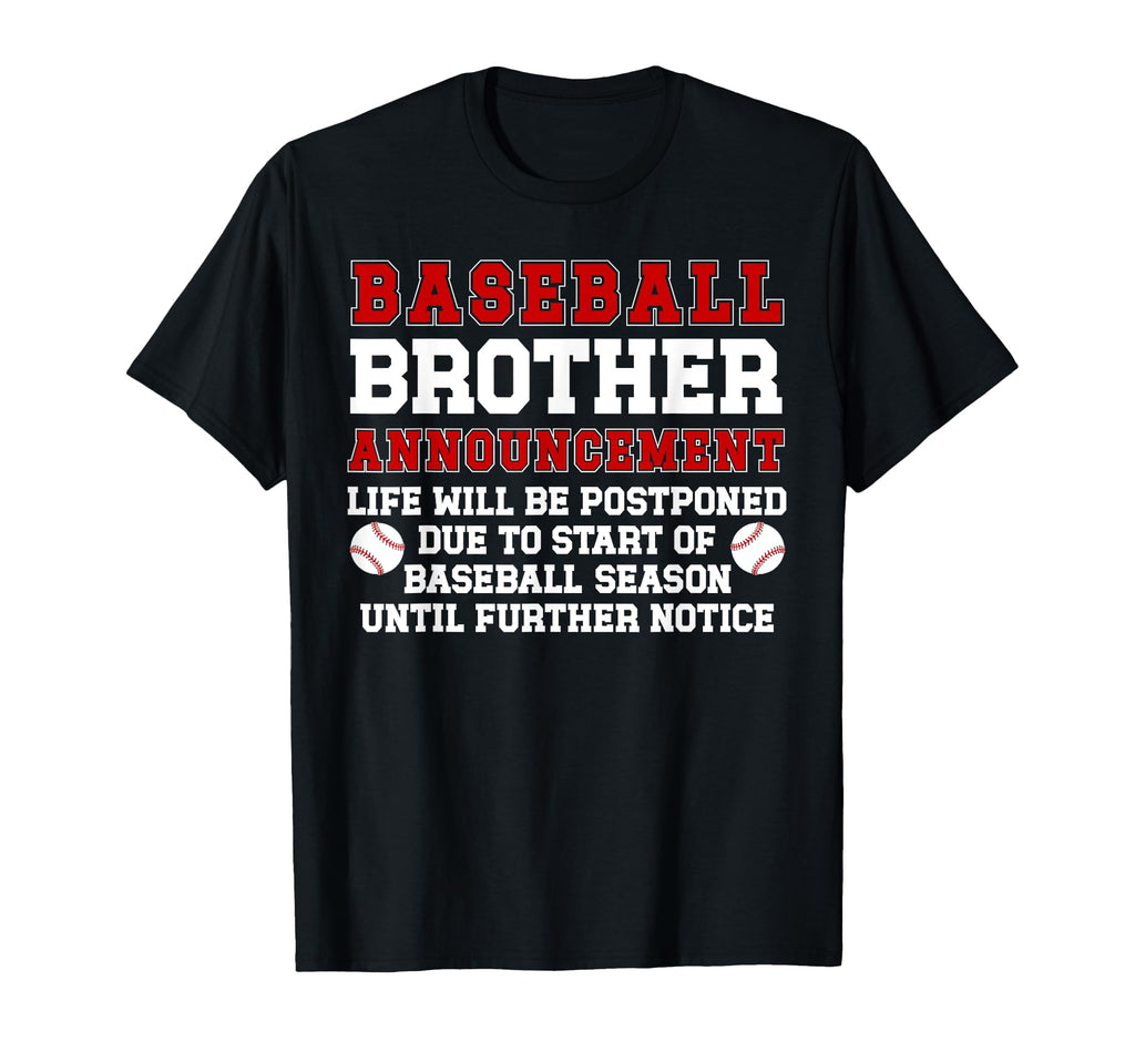 Baseball Brother Announcement T-Shirt - Custom Art Print for Adults - T-Shirt, Sweatshirt, Hoodie