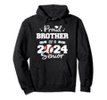Proud Brother 2024 Senior Funny Hoodie - Custom Art Print for Adults - T-Shirt, Sweatshirt, Hoodie