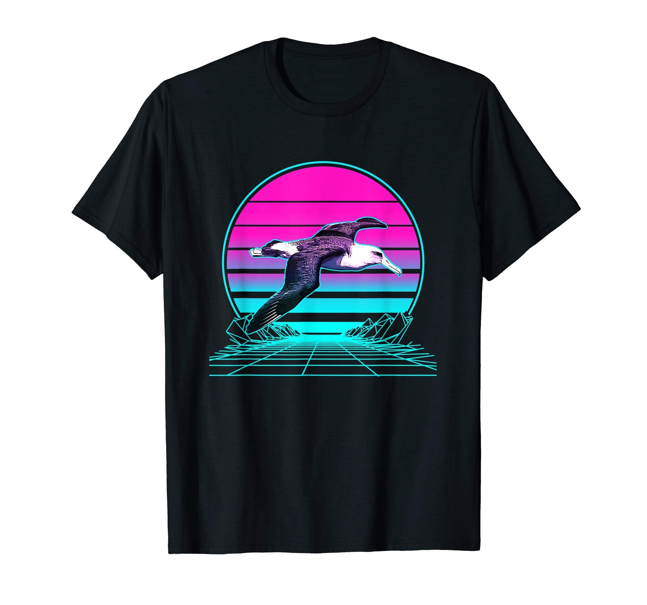 Sunset Albatross T-Shirt - Minimalist Print Men Women - T-Shirt, Sweatshirt, Hoodie