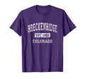 Breckenridge Colorado Co Established T-Shirt - Minimalist Print for Adults - T-Shirt, Sweatshirt, Hoodie