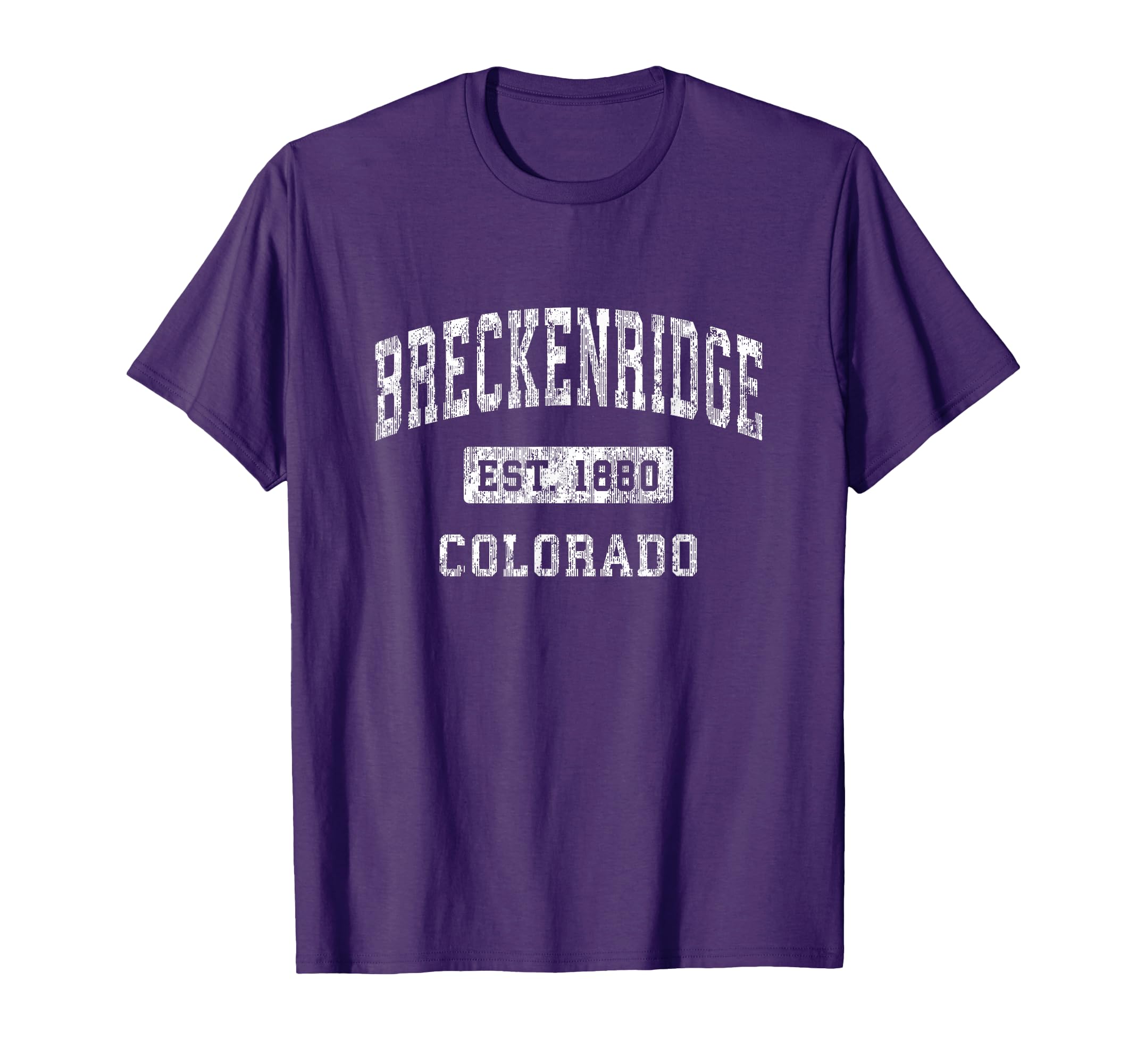 Breckenridge Colorado Co Established T-Shirt - Minimalist Print for Adults - T-Shirt, Sweatshirt, Hoodie