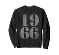 1966 Birth Year Distressed Birthday Sweatshirt - Trendy Graphic Men Women - T-Shirt, Sweatshirt, Hoodie