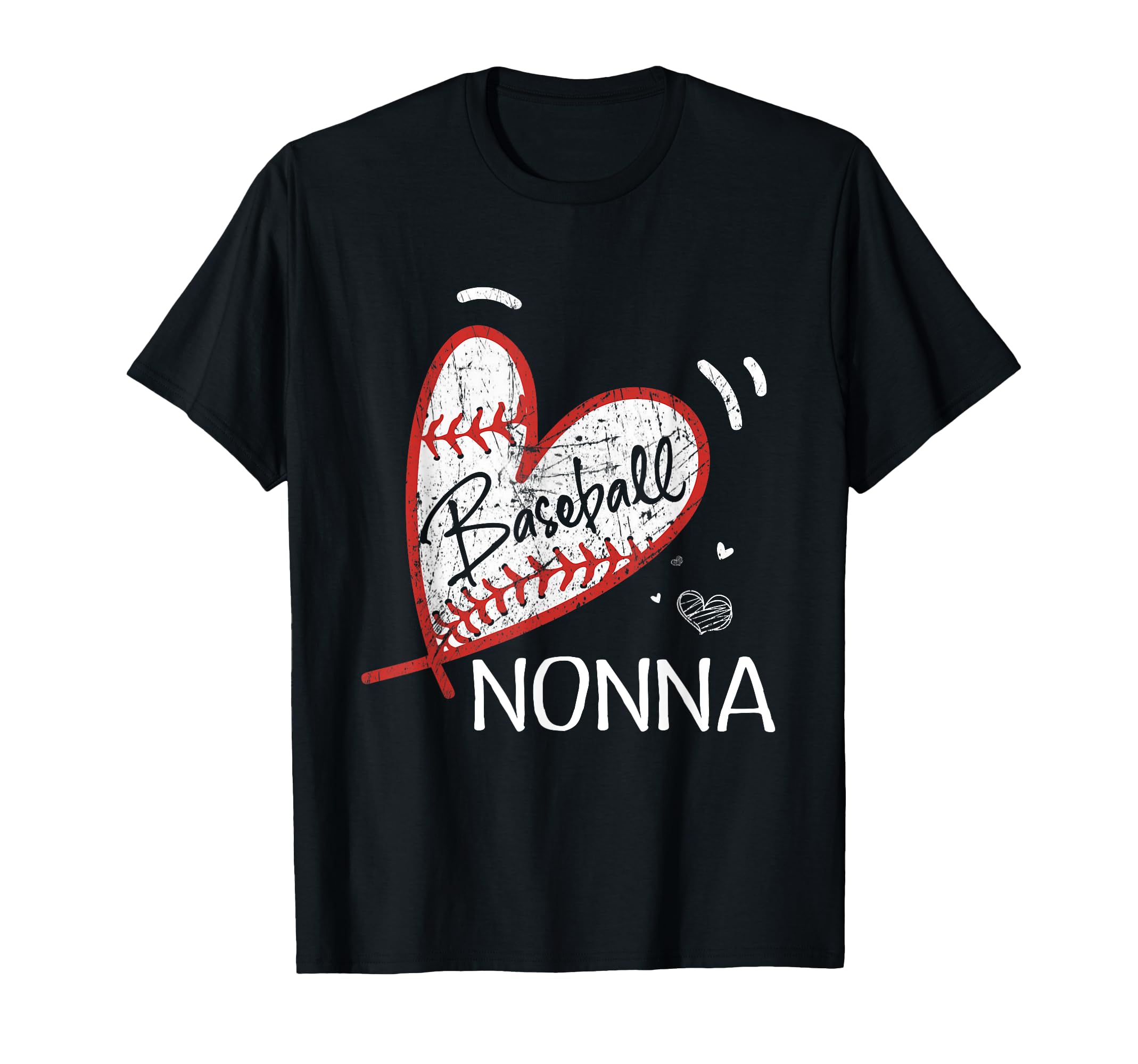 Baseball Nonna Grandma Mothers Day T-Shirt - Custom Art Print for Adults - T-Shirt, Sweatshirt, Hoodie