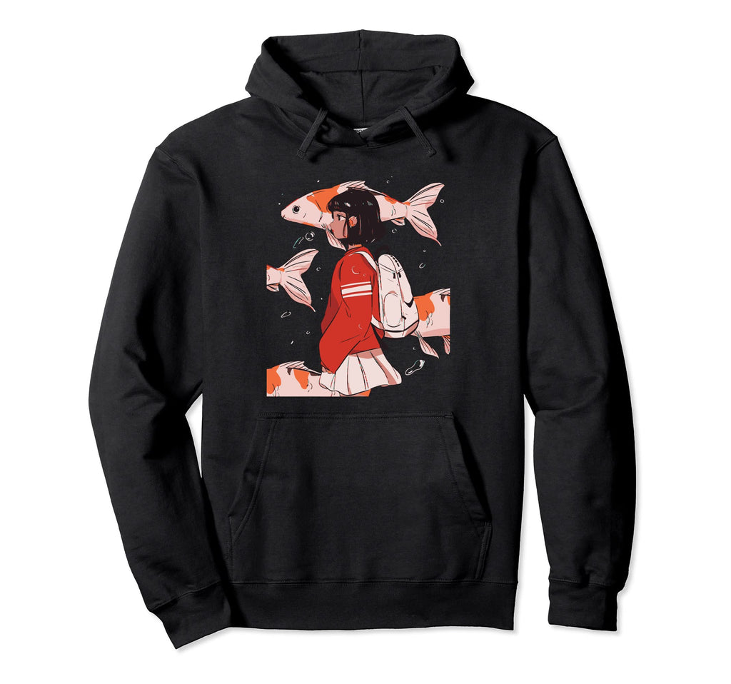 Lofi Anime Vaporwave E Aesthetic Hoodie - Unique Graphic Men Women - T-Shirt, Sweatshirt, Hoodie