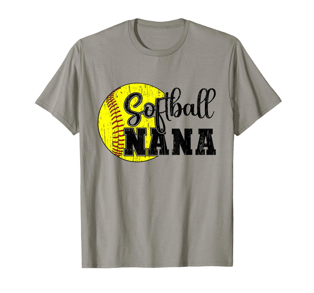 Softball Nana Grandma Nana Softball T-Shirt - Minimalist Print Unisex - T-Shirt, Sweatshirt, Hoodie
