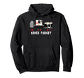 Never Forget Old Camera Photography Hoodie - Unique Graphic Unisex - T-Shirt, Sweatshirt, Hoodie