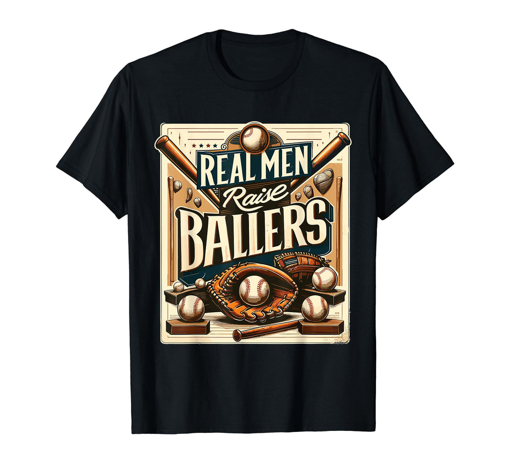 Baseball Daddy Fathers Day Baseball Dad T-Shirt - Trendy Graphic Unisex - T-Shirt, Sweatshirt, Hoodie
