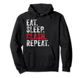 Eat Sleep Clash Repeat Gaming Clans Hoodie - Trendy Graphic Unisex - T-Shirt, Sweatshirt, Hoodie