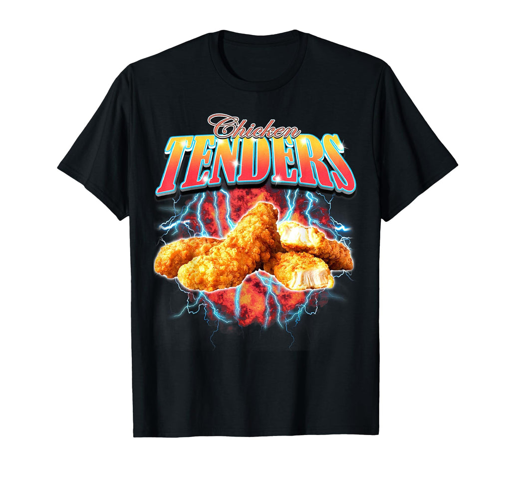 Bootleg Rap Funny Chicken Tenders 90S T-Shirt - Graphic Print Men Women - T-Shirt, Sweatshirt, Hoodie