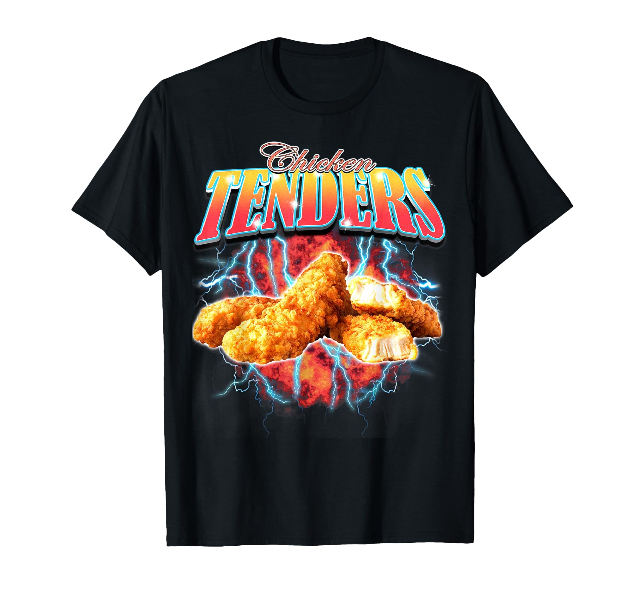 Bootleg Rap Funny Chicken Tenders 90S T-Shirt - Graphic Print Men Women - T-Shirt, Sweatshirt, Hoodie