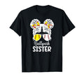 Ballpark Sister Messy Bun Baseball T-Shirt - Custom Art Print Men Women - T-Shirt, Sweatshirt, Hoodie