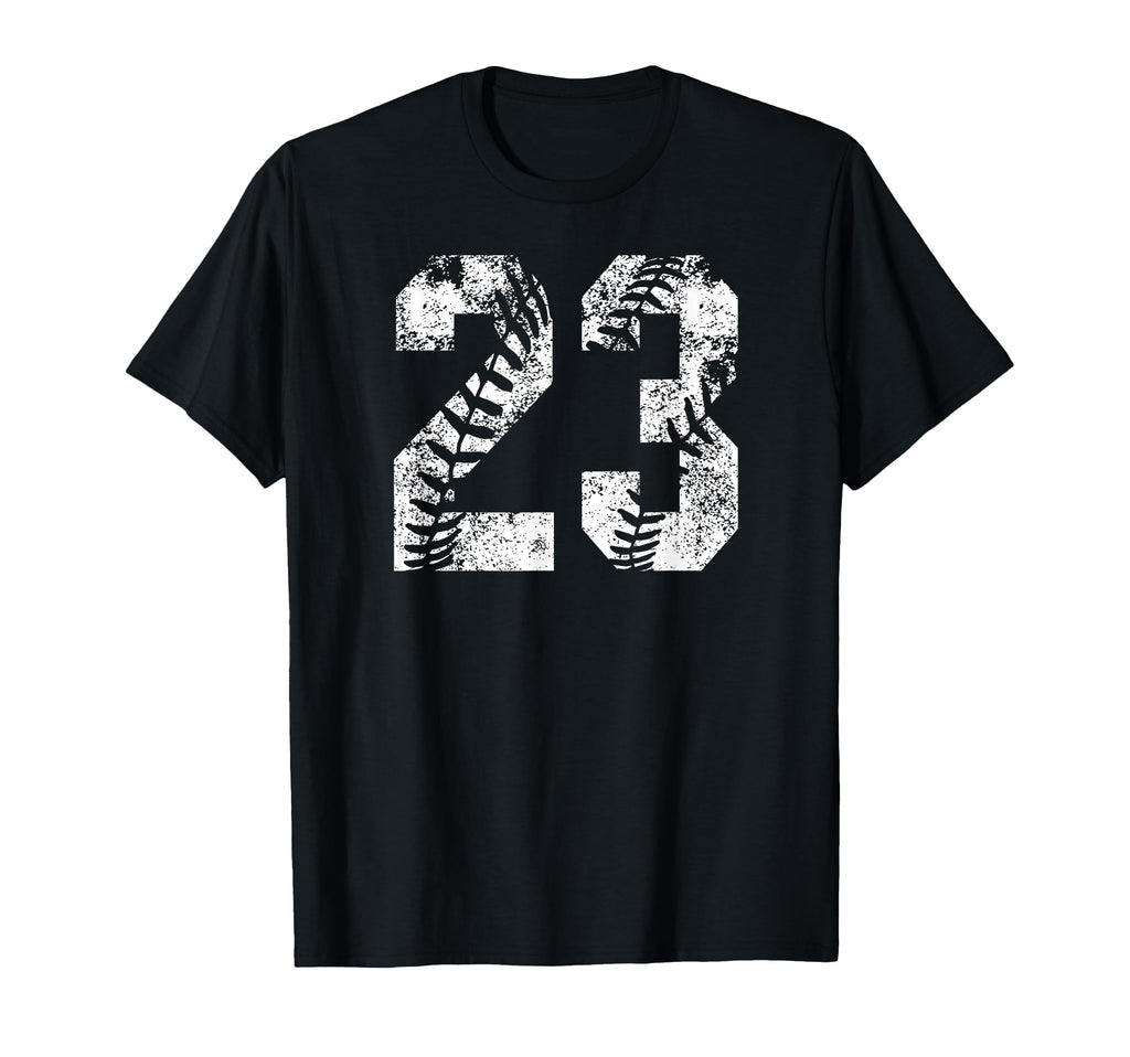White Baseball Number 23 Jersey T-Shirt - Casual Everyday Wear Unisex - T-Shirt, Sweatshirt, Hoodie