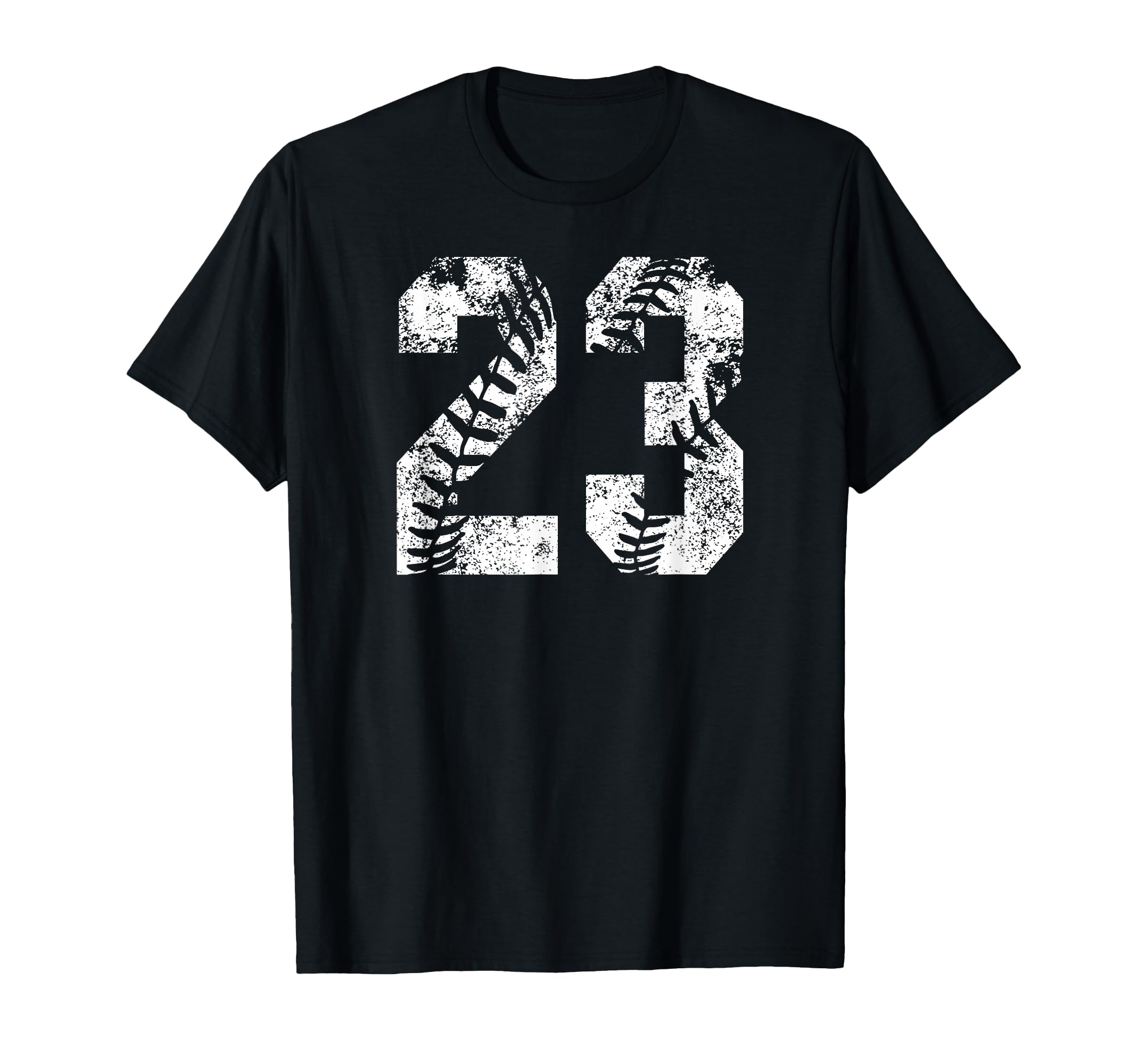 White Baseball Number 23 Jersey T-Shirt - Casual Everyday Wear Unisex - T-Shirt, Sweatshirt, Hoodie