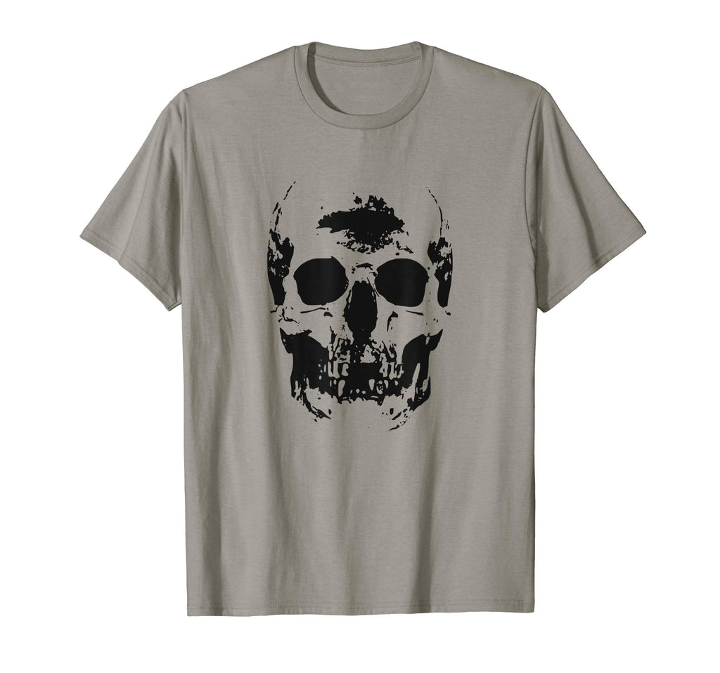 Skull Distressed T-Shirt - Custom Art Print Men Women - T-Shirt, Sweatshirt, Hoodie
