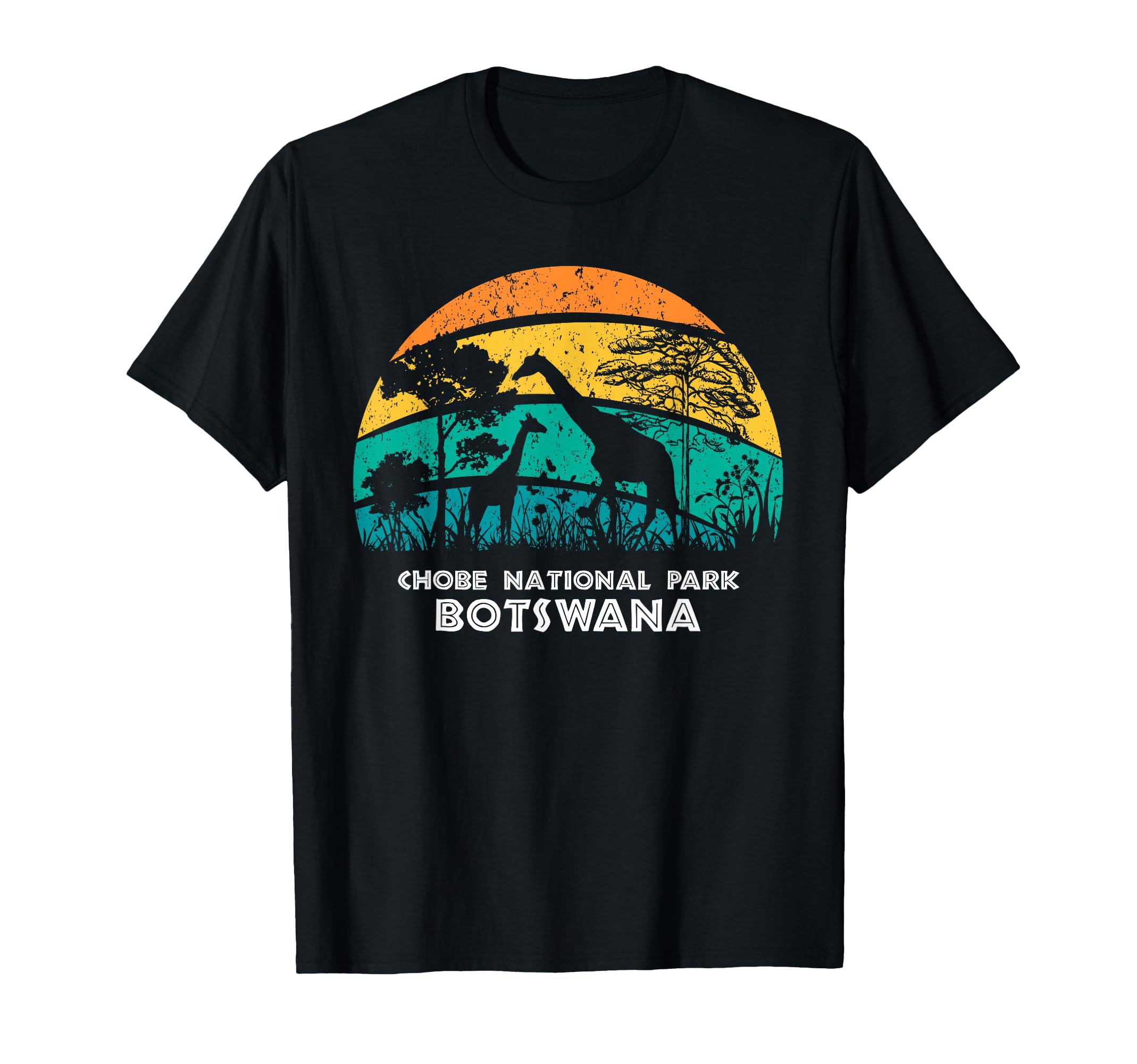 Chobe National Park Botswana Africa T-Shirt - Unique Graphic Men Women - T-Shirt, Sweatshirt, Hoodie