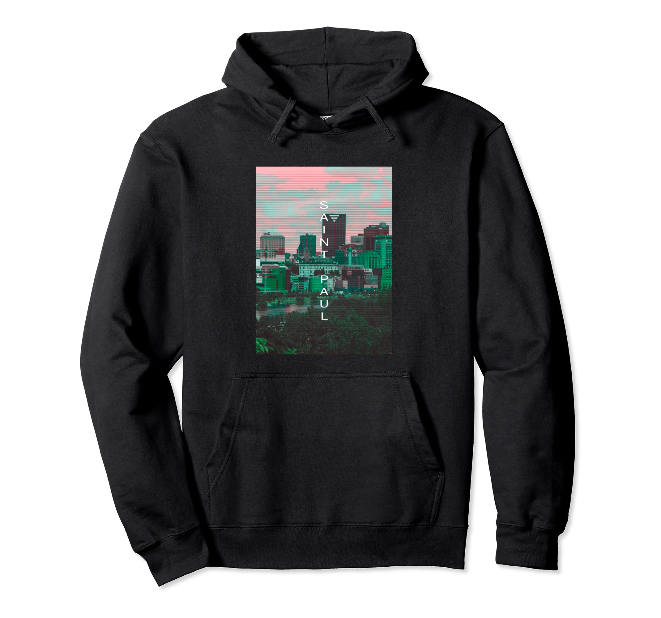 Minnesota Vaporwave Aesthetic Souvenir Hoodie - Trendy Graphic for Adults - T-Shirt, Sweatshirt, Hoodie