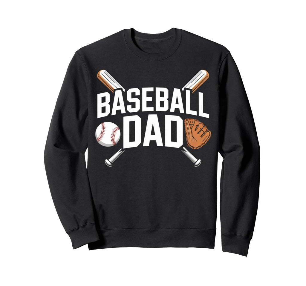 I Love Baseball Sport Father Mens Sweatshirt - Graphic Print Men Women - T-Shirt, Sweatshirt, Hoodie