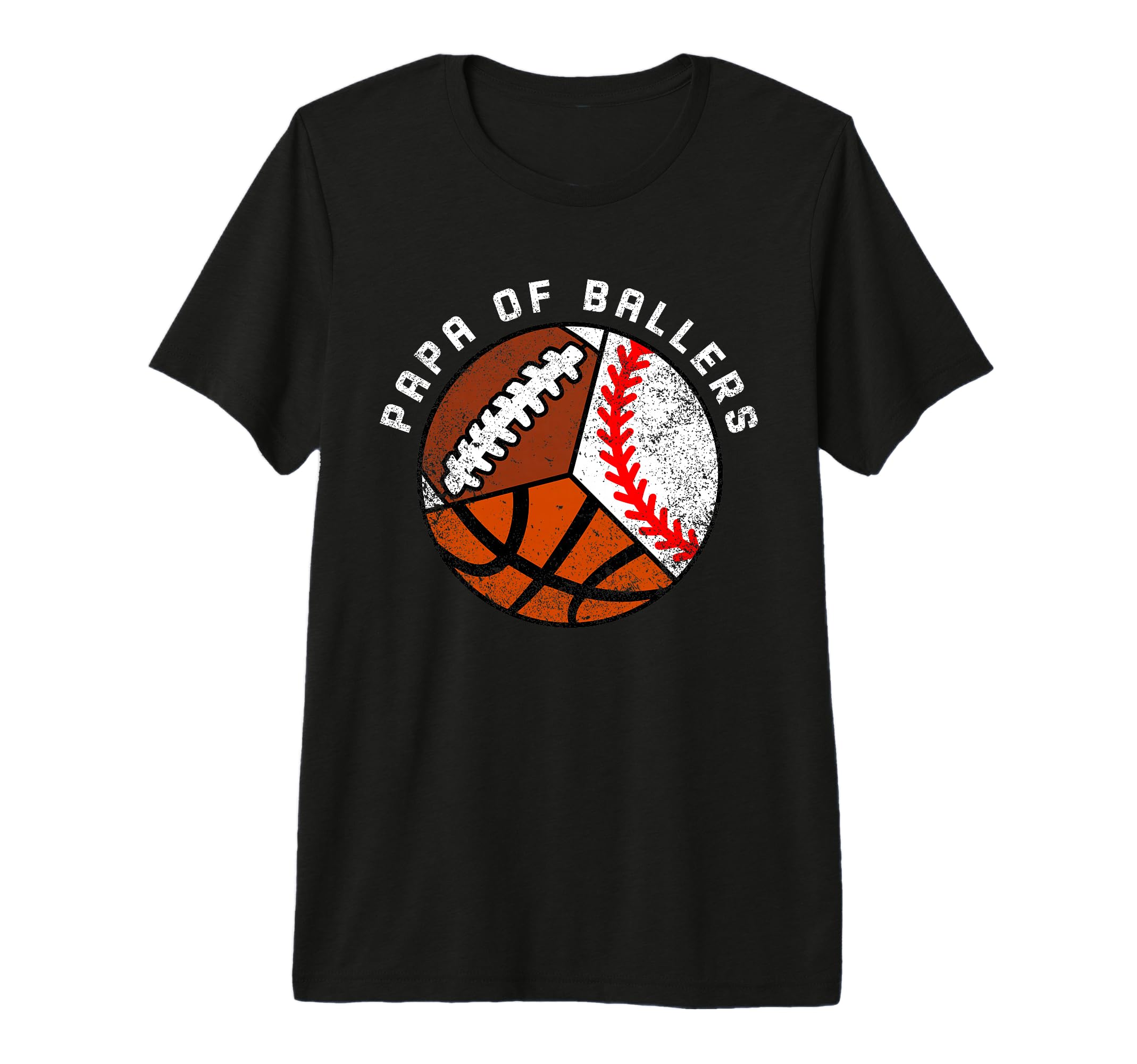 Mens Papa Ballers Funny Baseball T-Shirt - Novelty Apparel Unisex - T-Shirt, Sweatshirt, Hoodie
