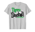 Tigers Baseball Mom Sports Mascot Green T-Shirt - Unique Graphic Men Women - T-Shirt, Sweatshirt, Hoodie
