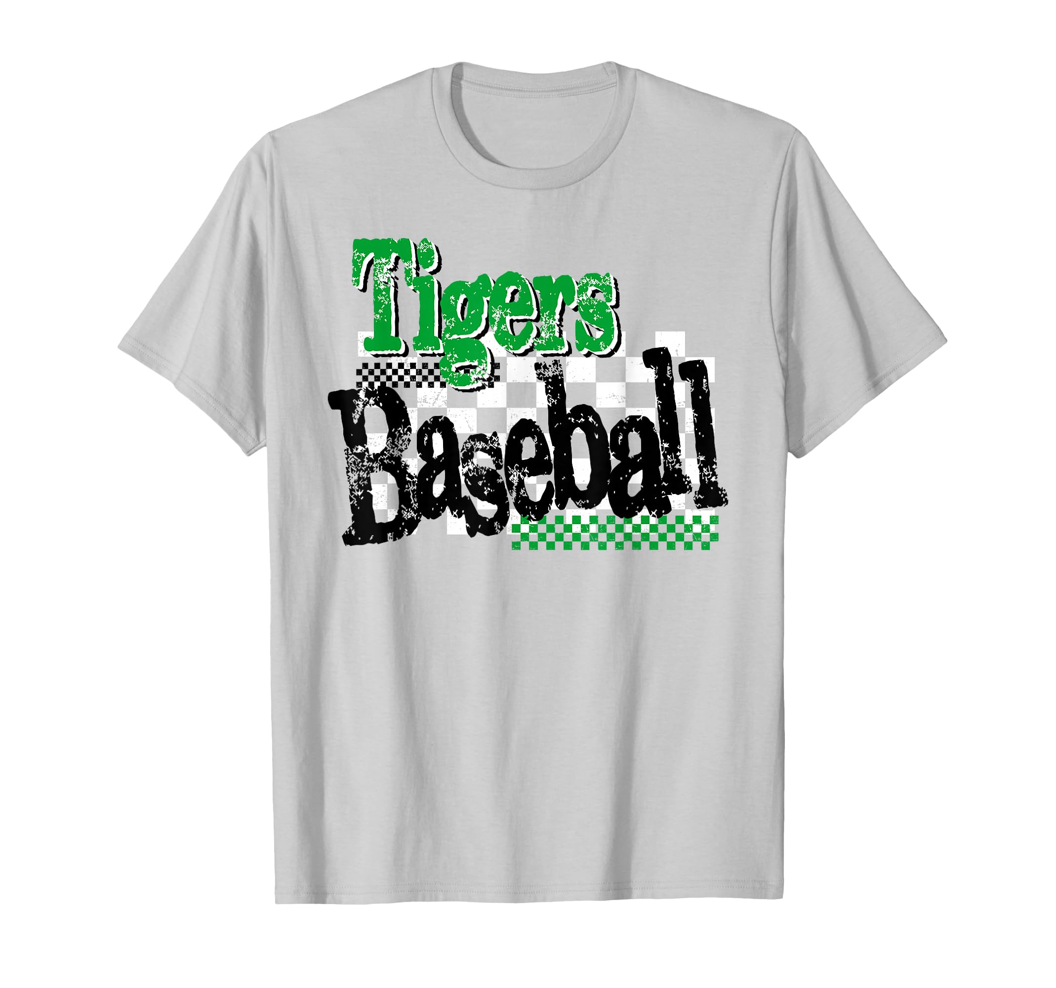 Tigers Baseball Mom Sports Mascot Green T-Shirt - Unique Graphic Men Women - T-Shirt, Sweatshirt, Hoodie