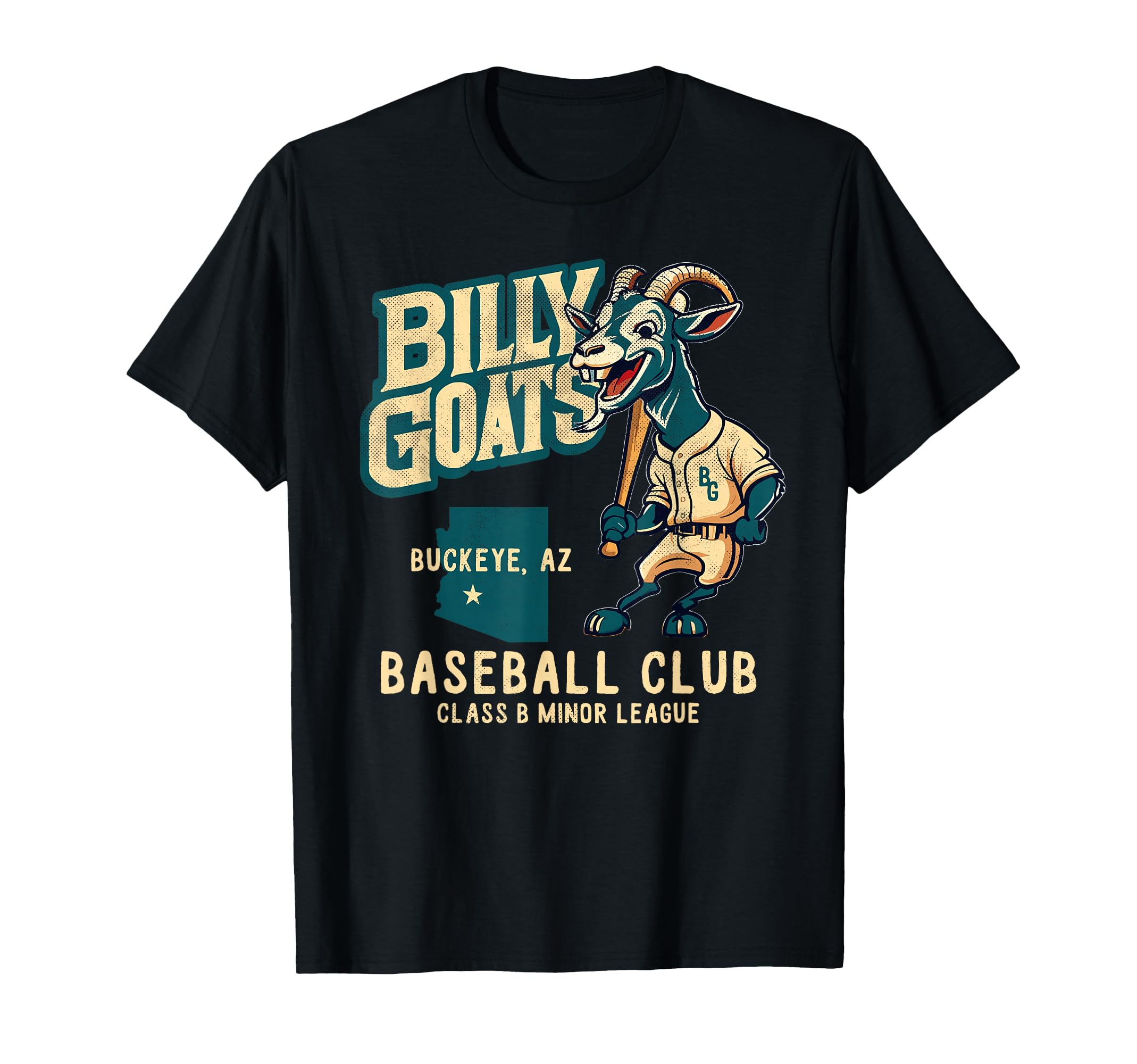 Buckeye Billy Goats Minor League T-Shirt - Fun Novelty Design Unisex - T-Shirt, Sweatshirt, Hoodie