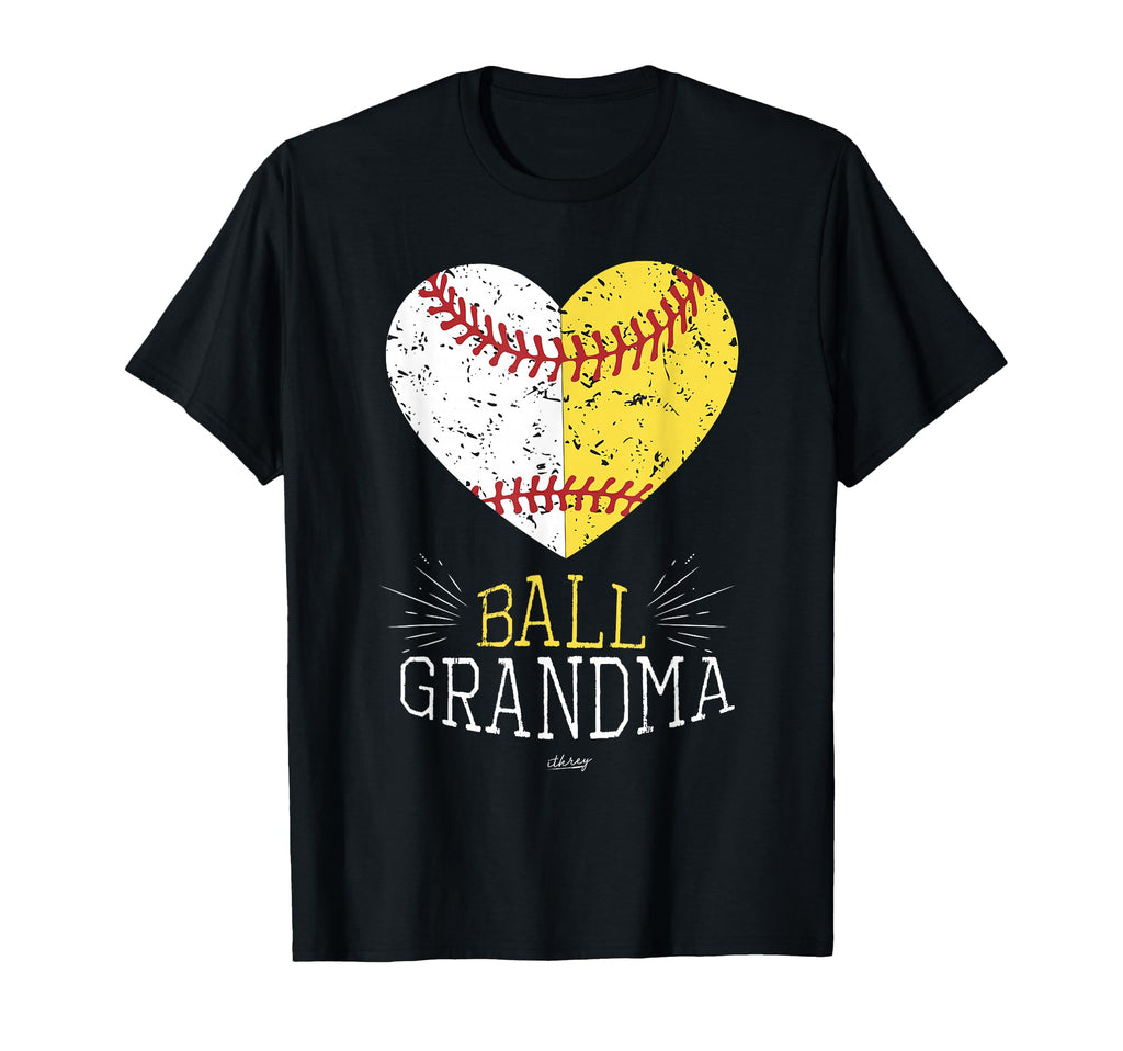 Mom Funny Baseball Ball Funny Grandma T-Shirt - Minimalist Print Unisex - T-Shirt, Sweatshirt, Hoodie