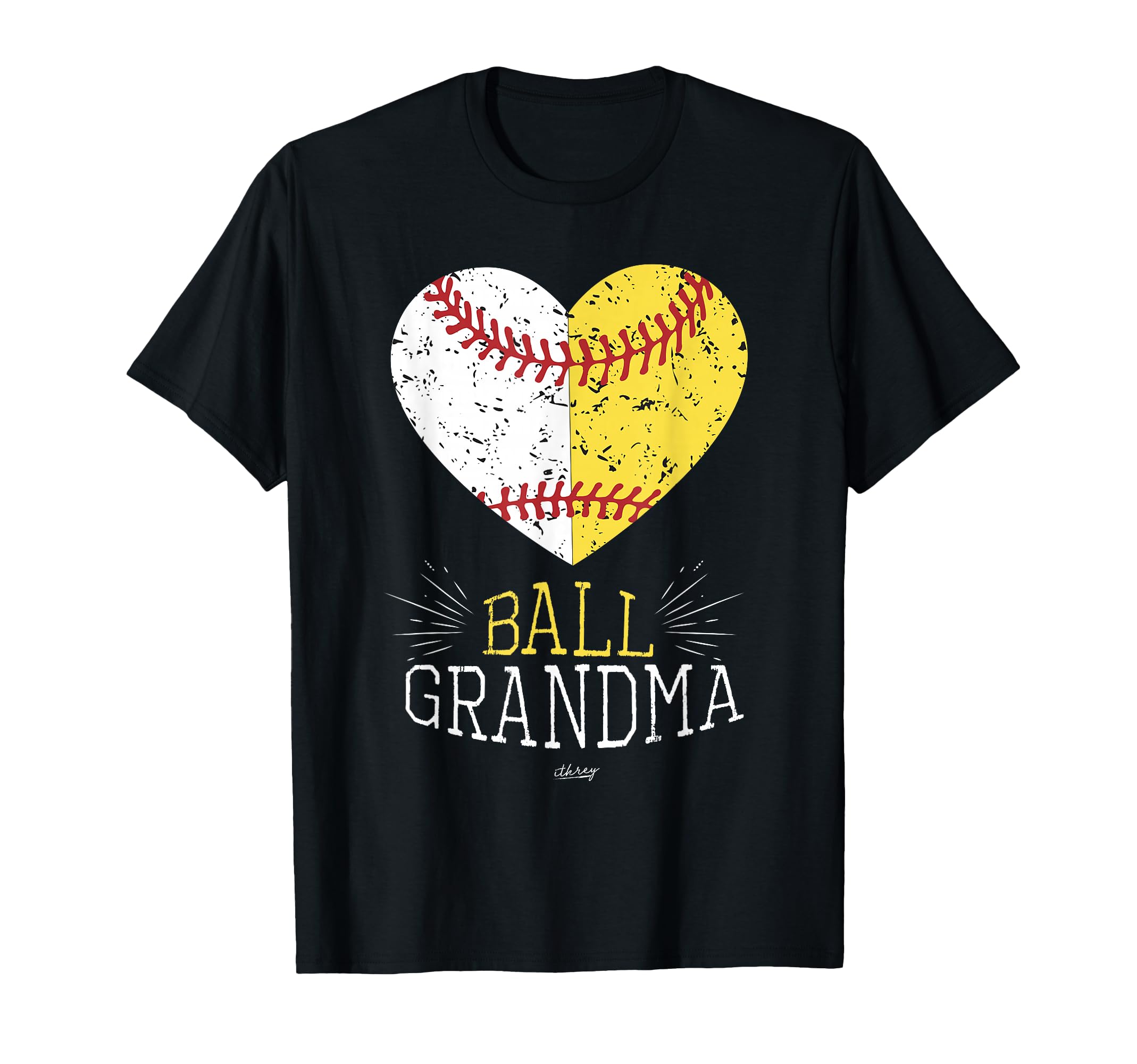 Mom Funny Baseball Ball Funny Grandma T-Shirt - Minimalist Print Unisex - T-Shirt, Sweatshirt, Hoodie