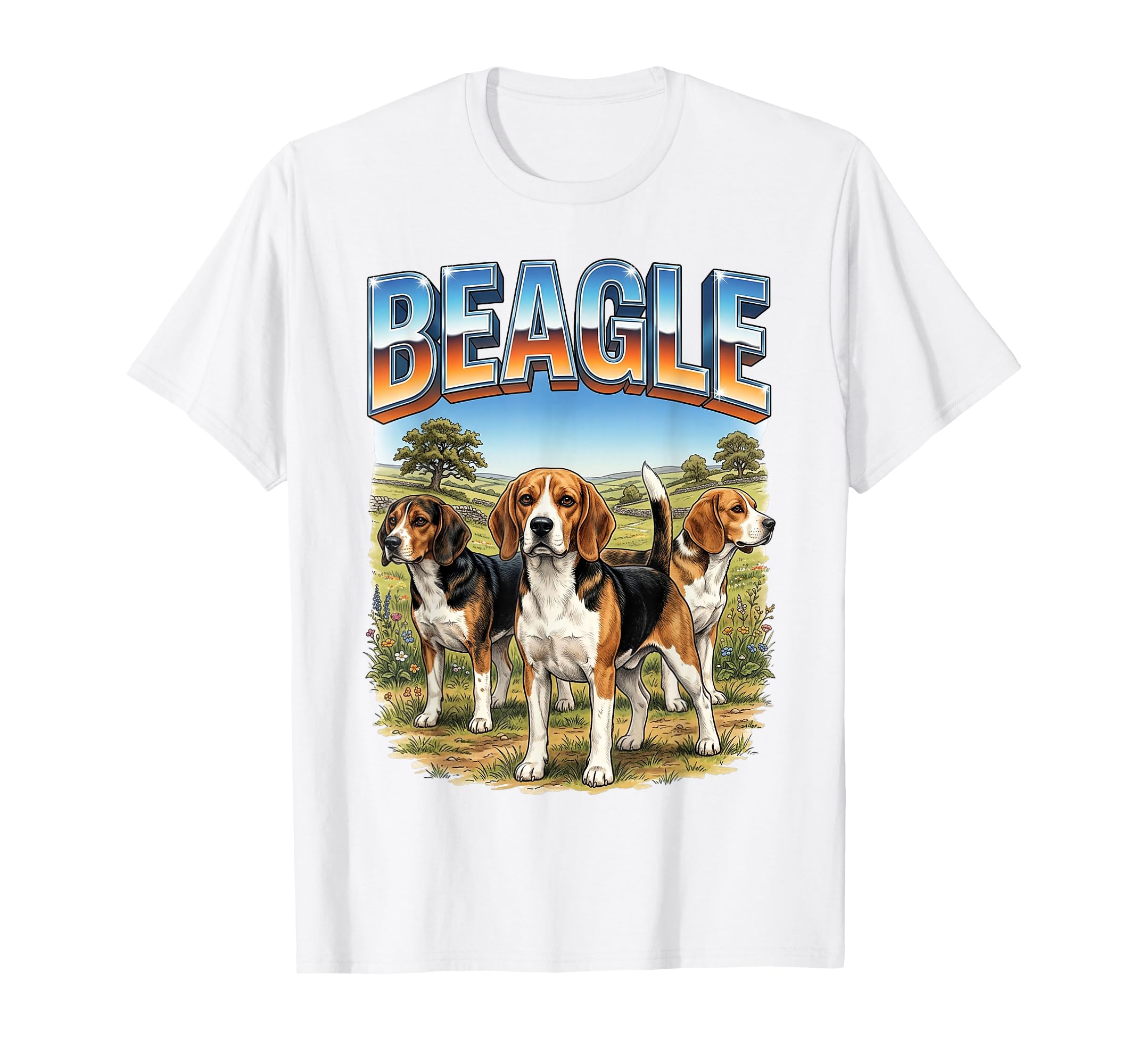 Beagle 90S Dog Lover 80S Beagle Owner T-Shirt - Novelty Apparel for Adults - T-Shirt, Sweatshirt, Hoodie